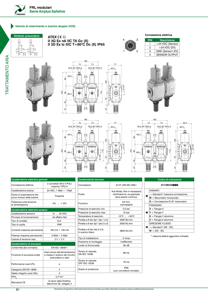 Pneumax - Trattamento dell'aria compressa n.: 21229 - Pagina 84