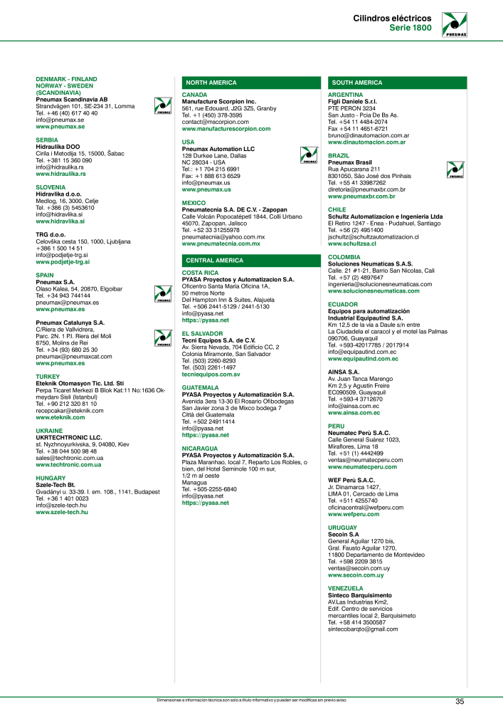 Pneumax - Accionamientos eléctricos NR.: 21236 - Seite 37