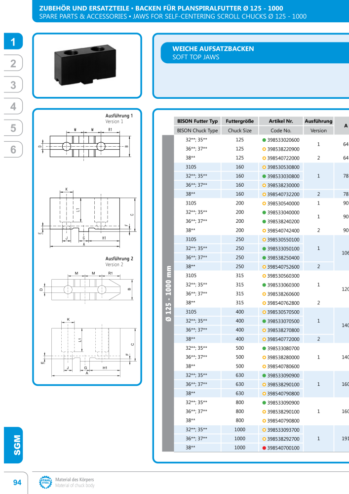 BISON Main Catalog Clamping Technology Nº: 21284 - Página 176