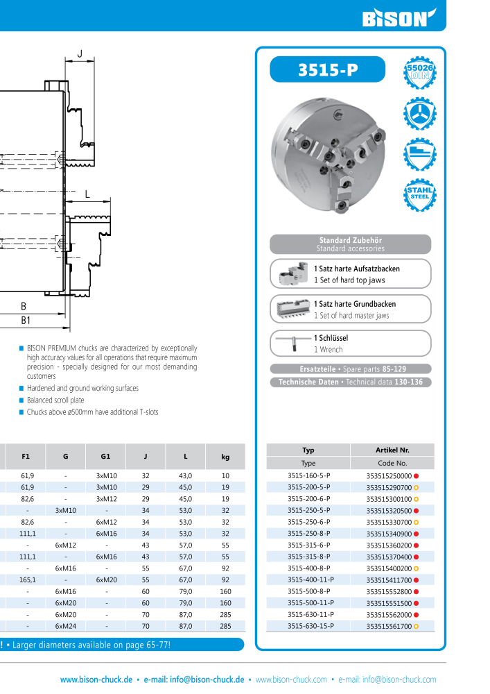 BISON Main Catalog Clamping Technology NR.: 21284 - Side 21