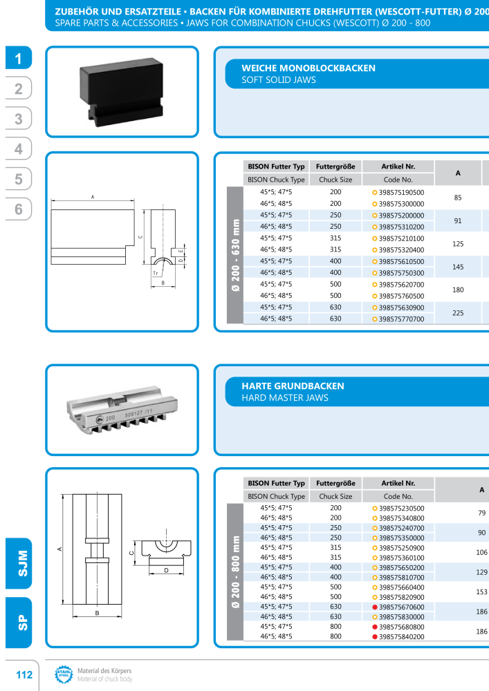 BISON Main Catalog Clamping Technology n.: 21284 - Pagina 212