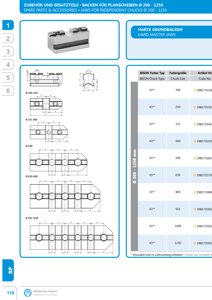 BISON Main Catalog Clamping Technology NO.: 21284 - Page 224