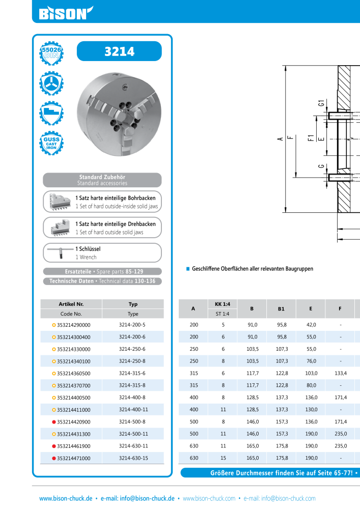 BISON Main Catalog Clamping Technology NR.: 21284 - Seite 34