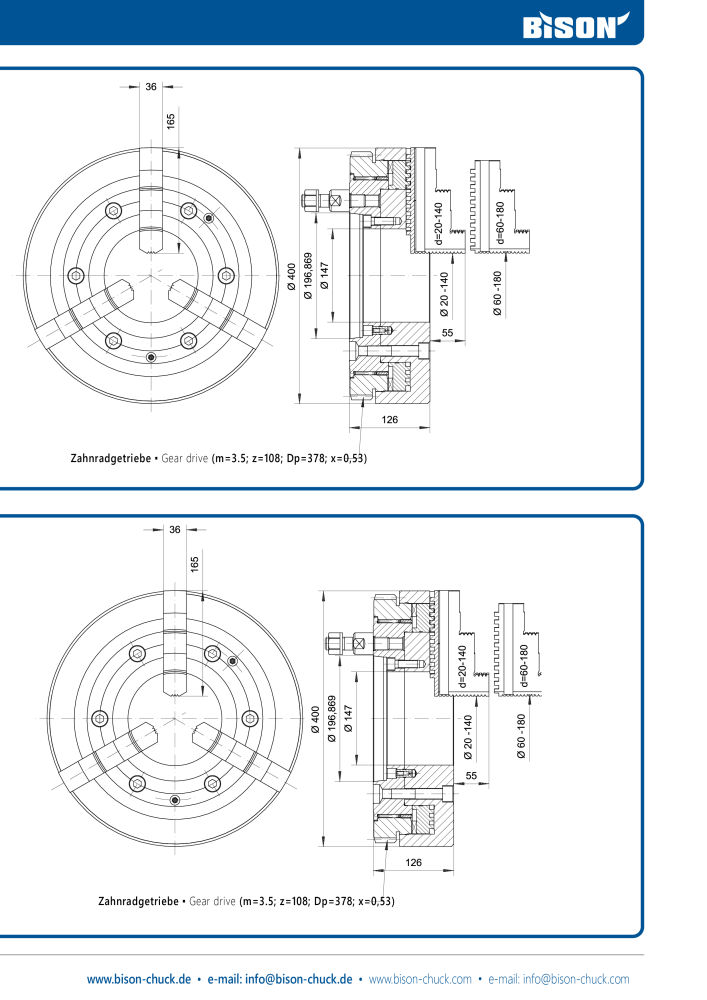 BISON Main Catalog Clamping Technology Nb. : 21284 - Page 341