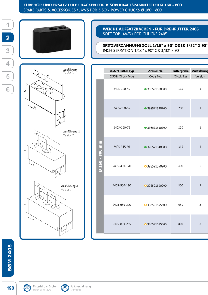 BISON Main Catalog Clamping Technology n.: 21284 - Pagina 368