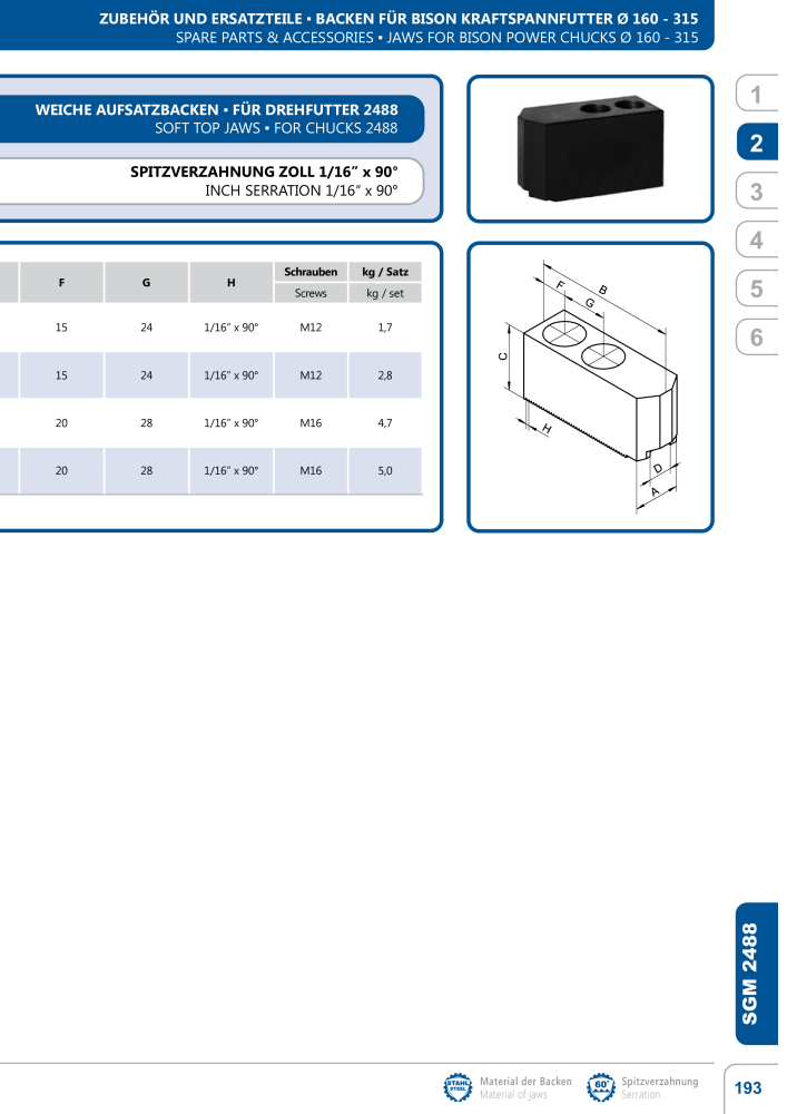 BISON Main Catalog Clamping Technology Č. 21284 - Strana 375