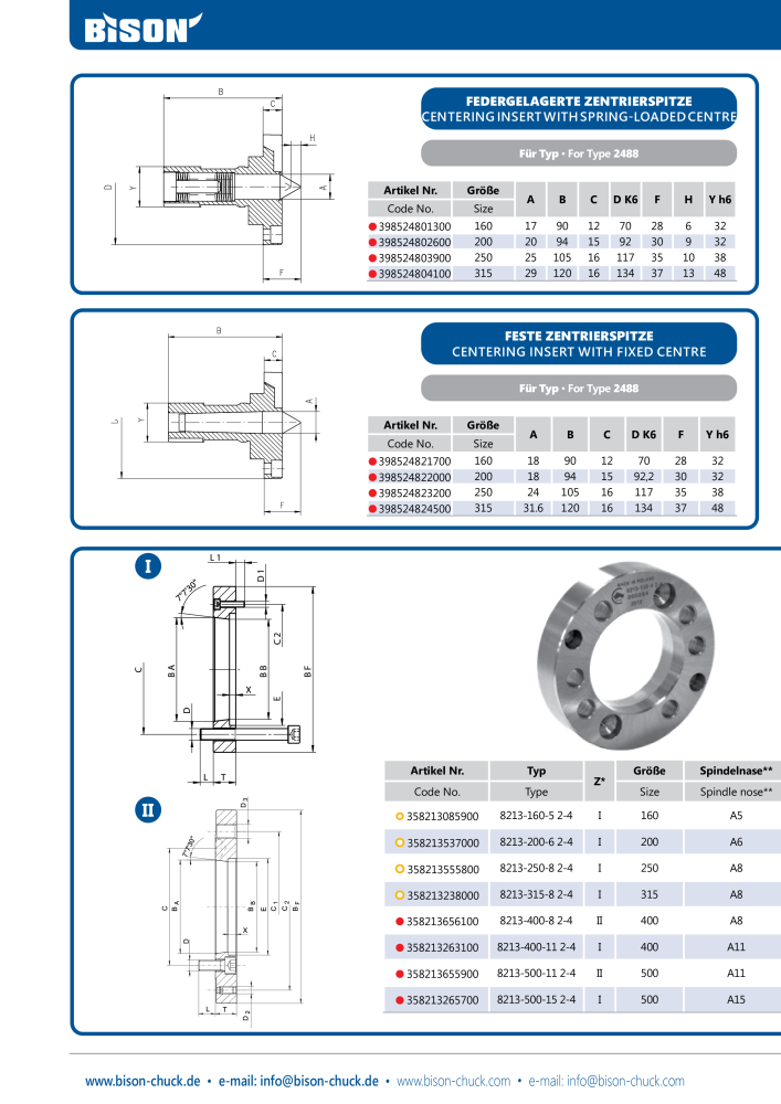 BISON Main Catalog Clamping Technology NR.: 21284 - Side 394