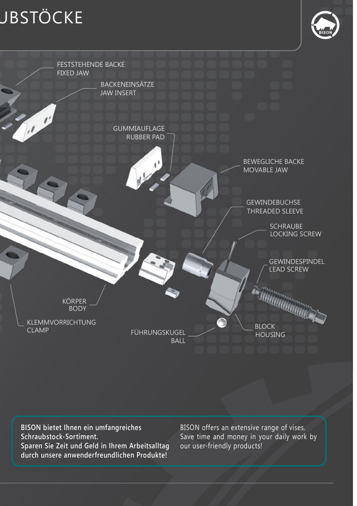 BISON Main Catalog Clamping Technology n.: 21284 - Pagina 405