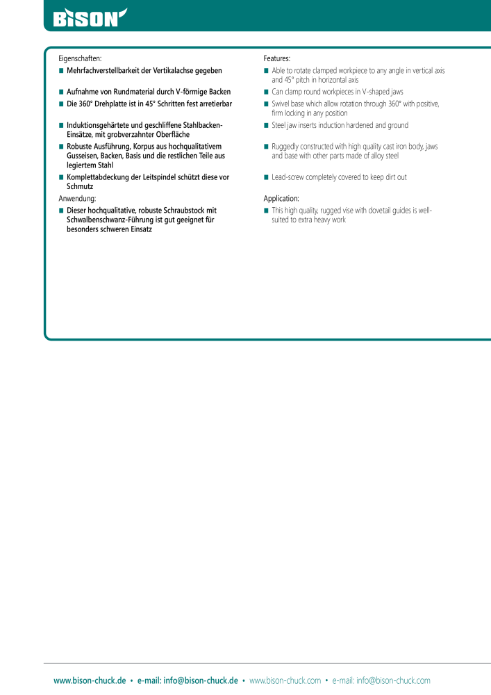 BISON Main Catalog Clamping Technology NR.: 21284 - Seite 450
