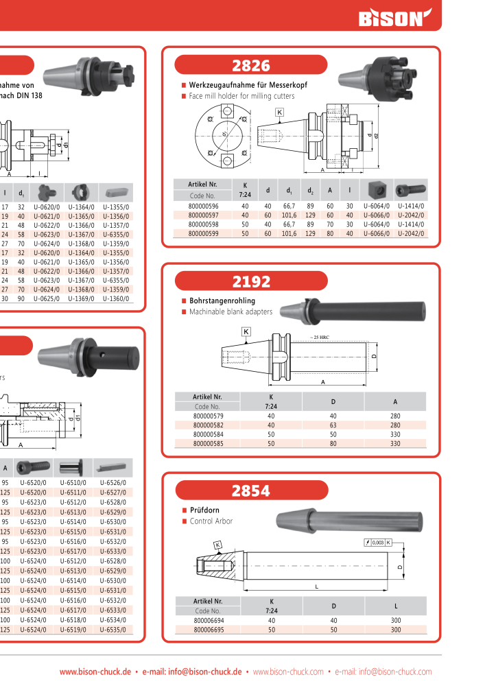 BISON Main Catalog Clamping Technology n.: 21284 - Pagina 601