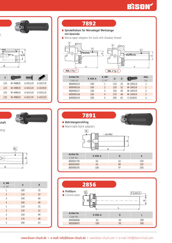 BISON Main Catalog Clamping Technology n.: 21284 - Pagina 633