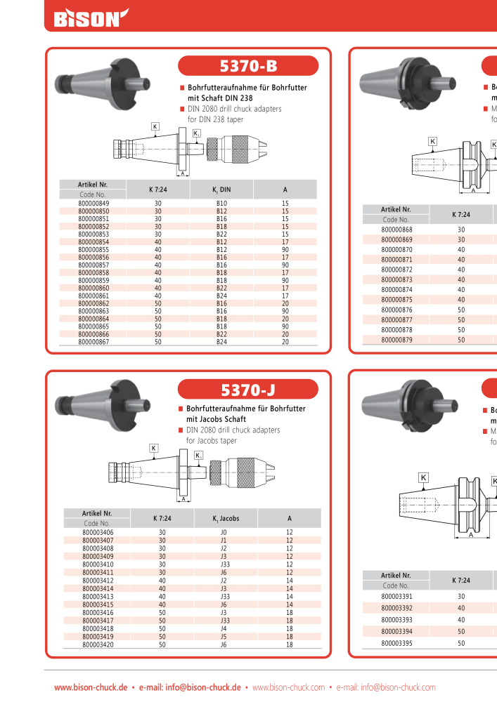 BISON Main Catalog Clamping Technology Nº: 21284 - Página 654