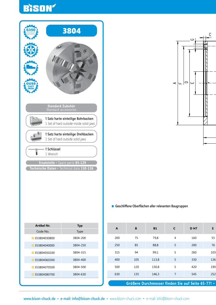 BISON Main Catalog Clamping Technology n.: 21284 - Pagina 66