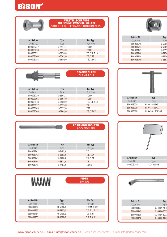 BISON Main Catalog Clamping Technology NR.: 21284 - Side 682