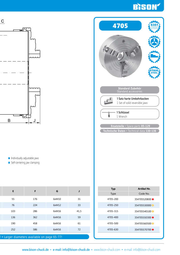 BISON Main Catalog Clamping Technology n.: 21284 - Pagina 73