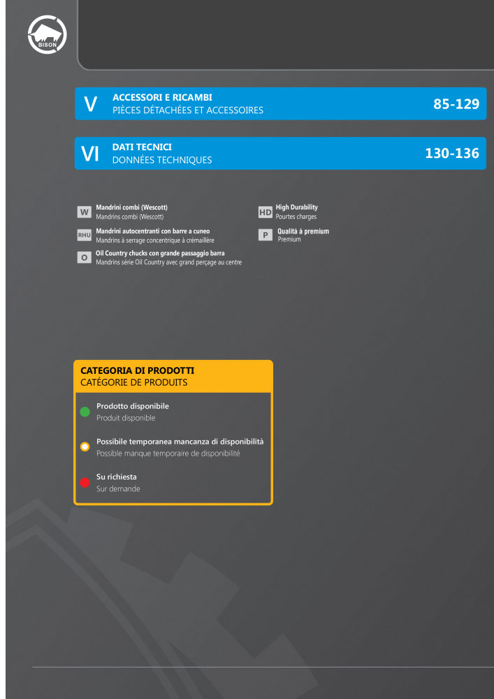 BISON Tecnologia di serraggio del catalogo principale n.: 21286 - Pagina 10