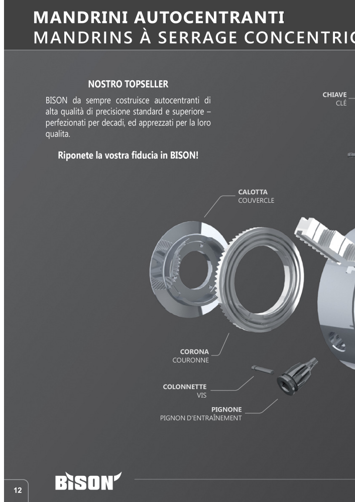 BISON Tecnologia di serraggio del catalogo principale n.: 21286 - Pagina 12