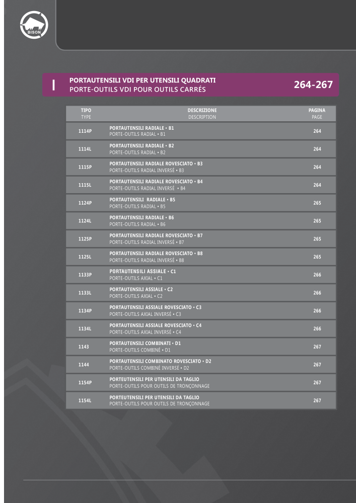 BISON Tecnologia di serraggio del catalogo principale NO.: 21286 - Page 514