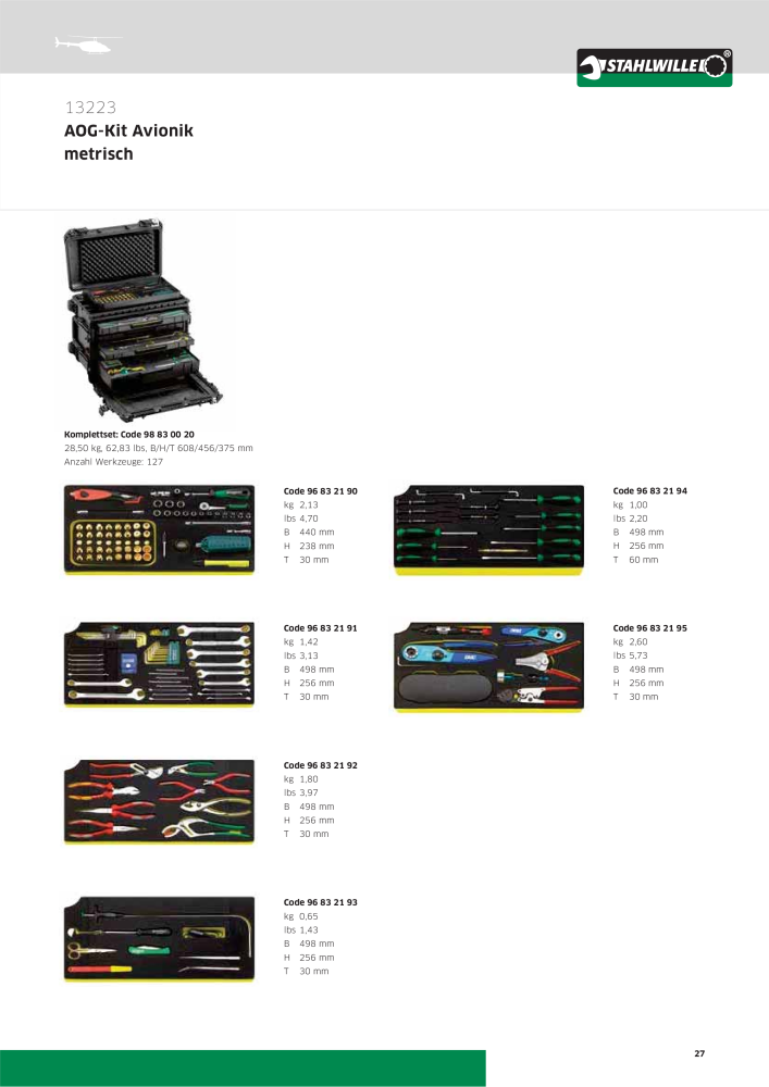 STAHLWILLE Prospekt Aerospace DE NR.: 2129 - Seite 27