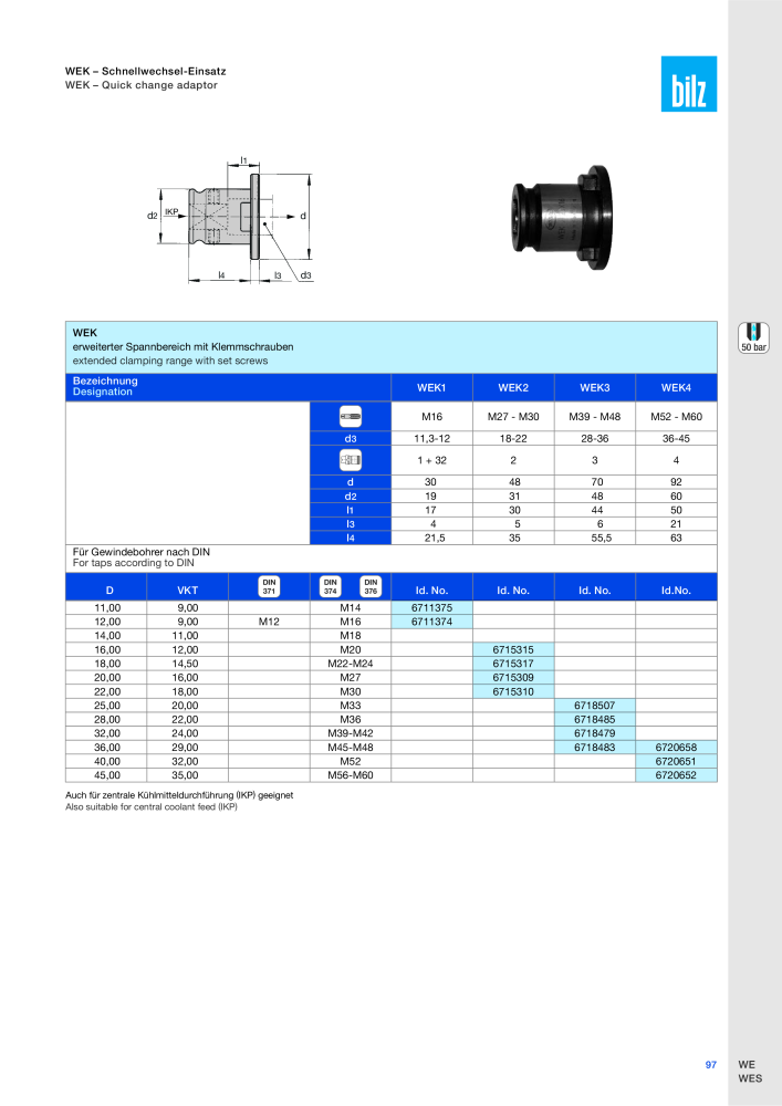 BILZ - Spannsysteme NR.: 21293 - Pagina 100