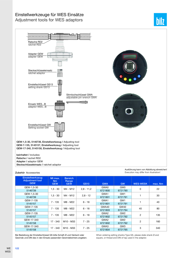 BILZ - Spannsysteme NR.: 21293 - Pagina 125