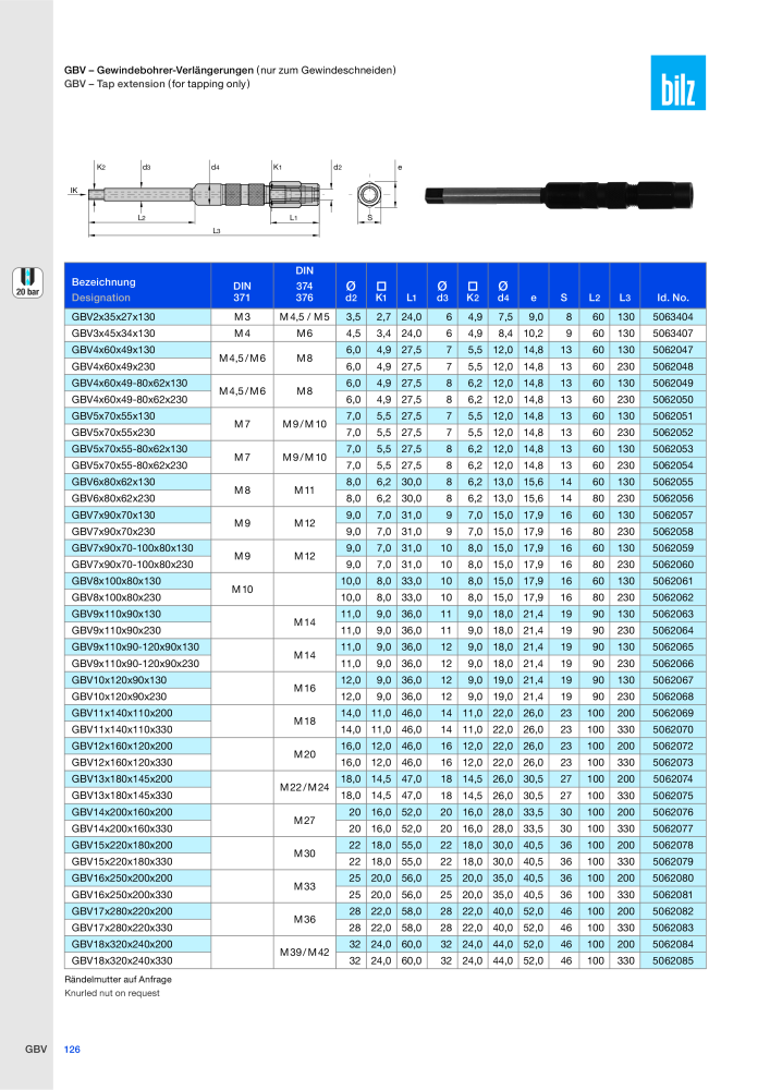 BILZ - Spannsysteme NR.: 21293 - Seite 129