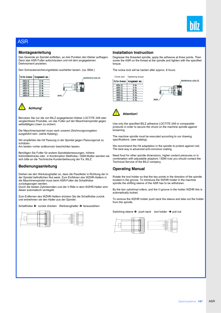 BILZ - Spannsysteme NR.: 21293 - Pagina 150