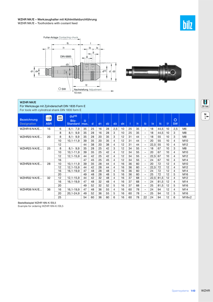 BILZ - Spannsysteme NR.: 21293 - Seite 152