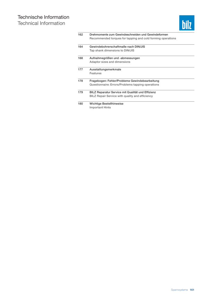 BILZ - Spannsysteme NR.: 21293 - Seite 164