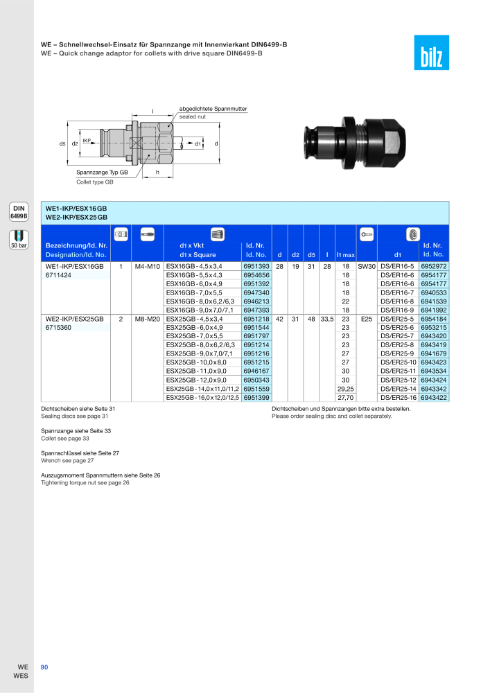 BILZ - Spannsysteme NR.: 21293 - Seite 93