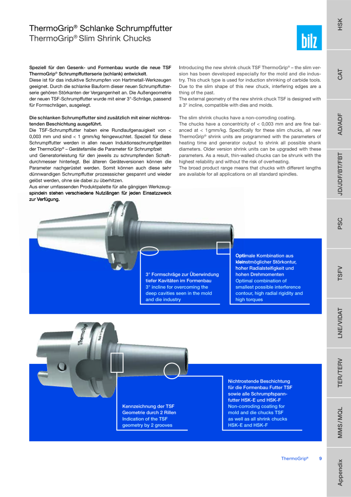 BILZ - ThermoGrip ® Schrumpfspannfutter NR.: 21294 - Seite 8