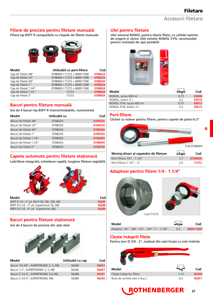 Rothenberger Catalog principal Nº: 21295 - Página 37