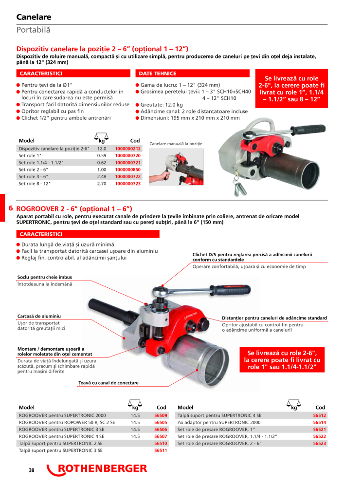 Rothenberger Catalog principal Nº: 21295 - Página 38