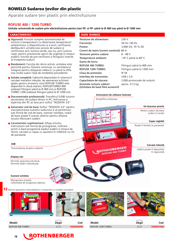 Rothenberger Catalog principal n.: 21295 - Pagina 78