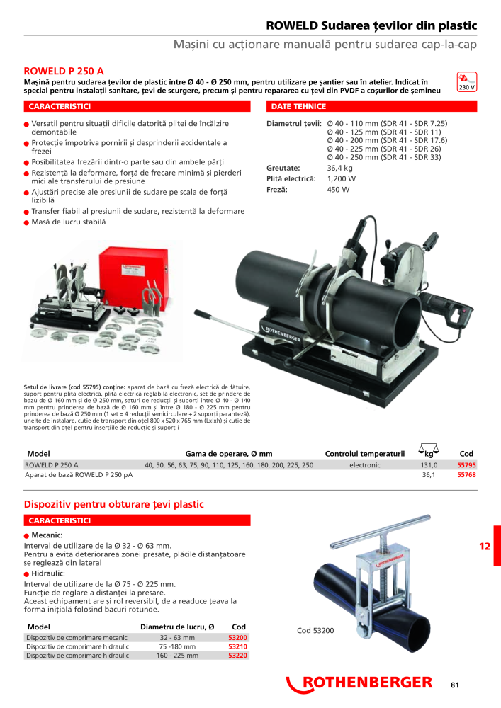 Rothenberger Catalog principal n.: 21295 - Pagina 81