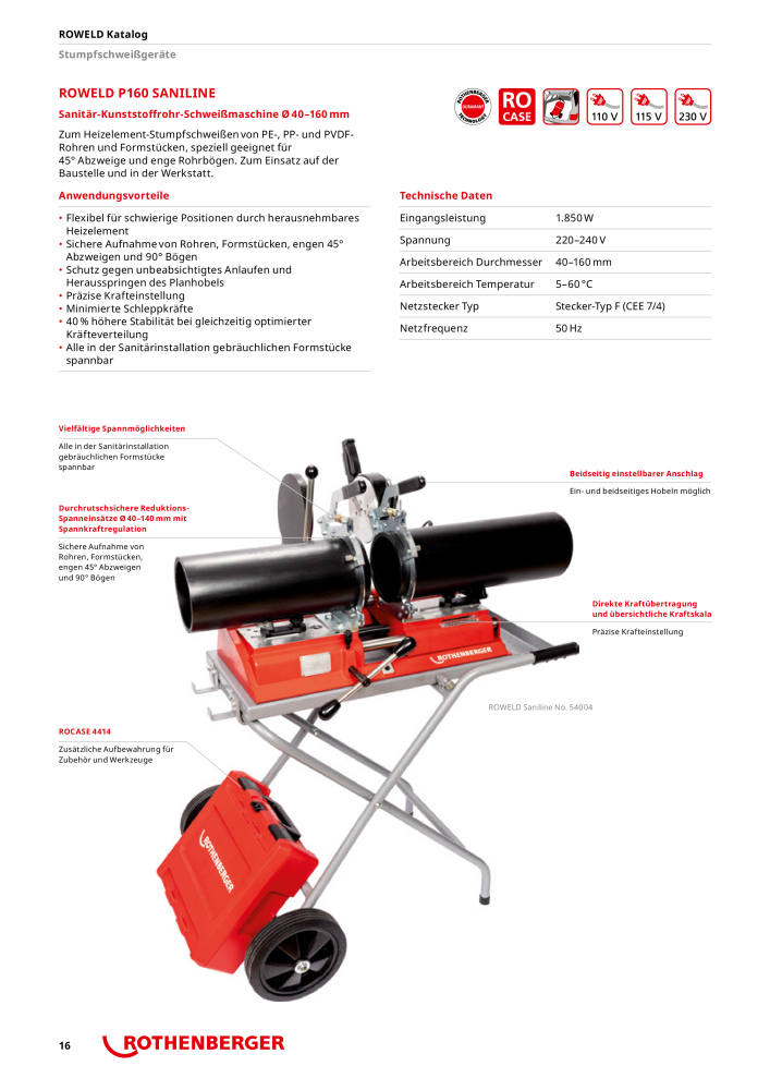 Rothenberger ROWELD Katalog NR.: 21301 - Seite 16