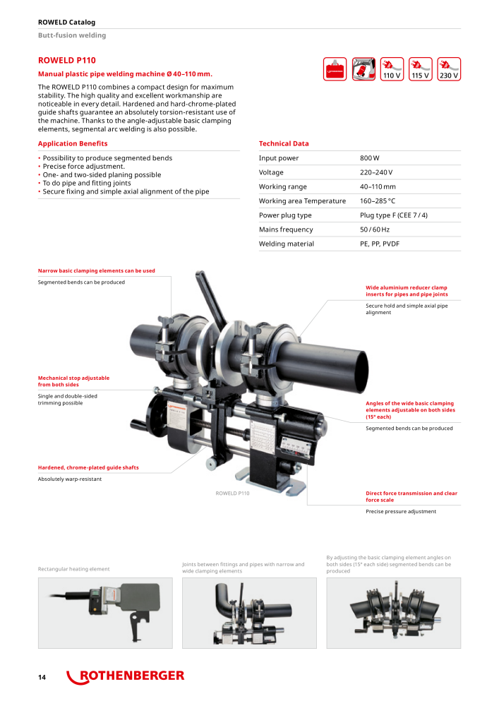 Rothenberger ROWELD Catalog Nb. : 21303 - Page 14