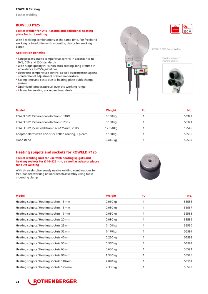 Rothenberger ROWELD Catalog NEJ.: 21303 - Sida 24