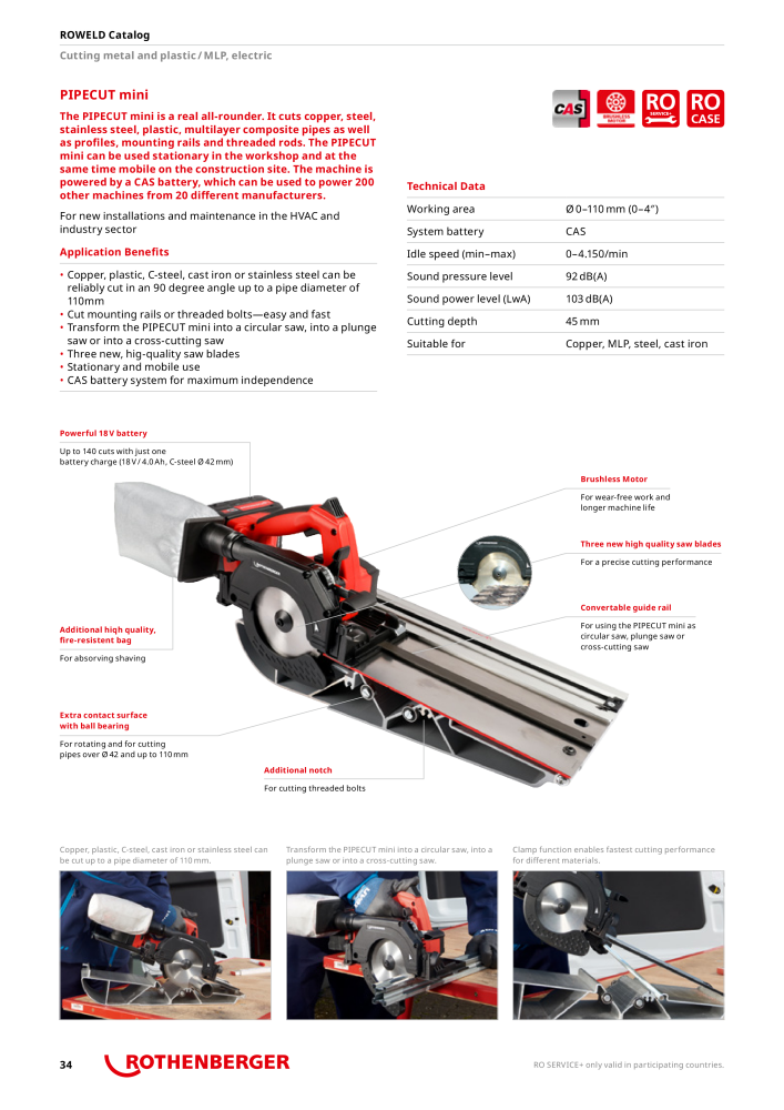 Rothenberger ROWELD Catalog NEJ.: 21303 - Sida 34