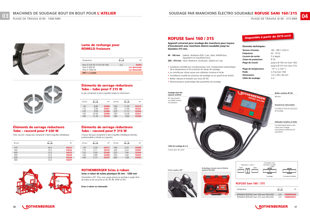 Catalogue ROWELD de Rothenberger Nb. : 21304 - Page 16