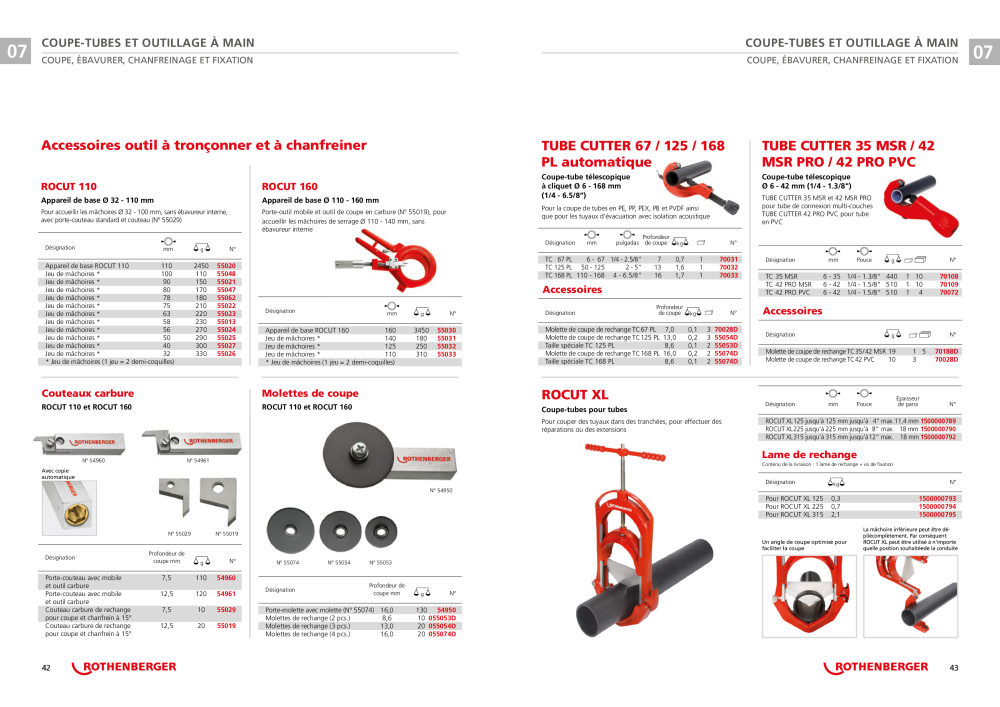 Catalogue ROWELD de Rothenberger Nb. : 21304 - Page 22