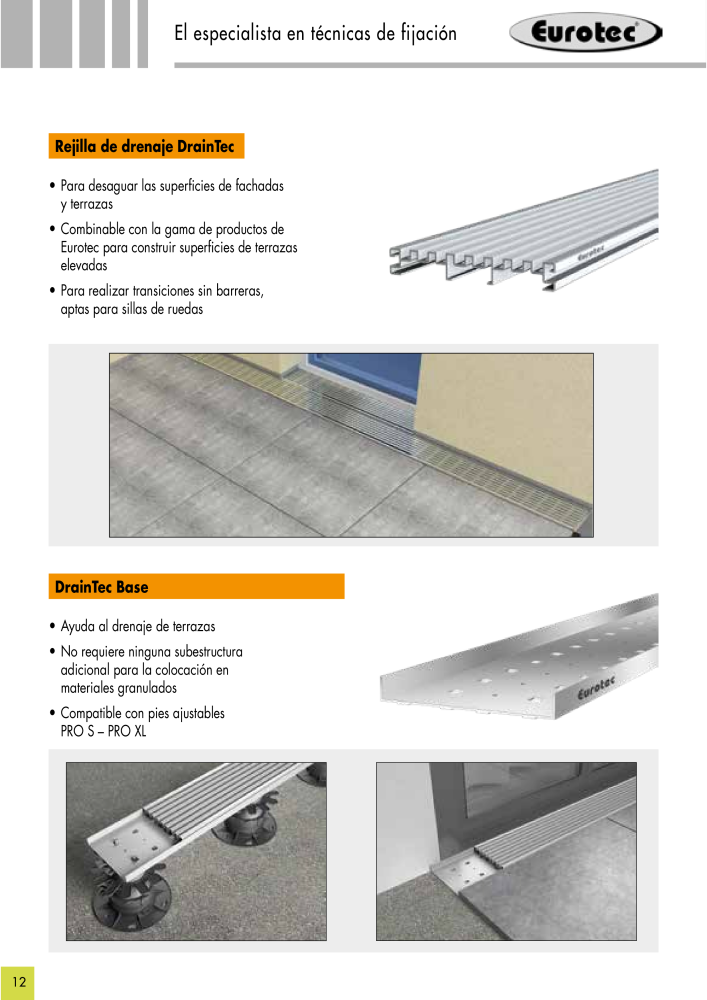 Catálogo Eurotec Sistema de Piedra NO.: 21328 - Page 12