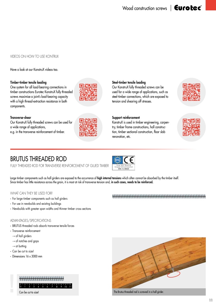 Eurotec catalogue wood construction screws NEJ.: 21329 - Sida 11