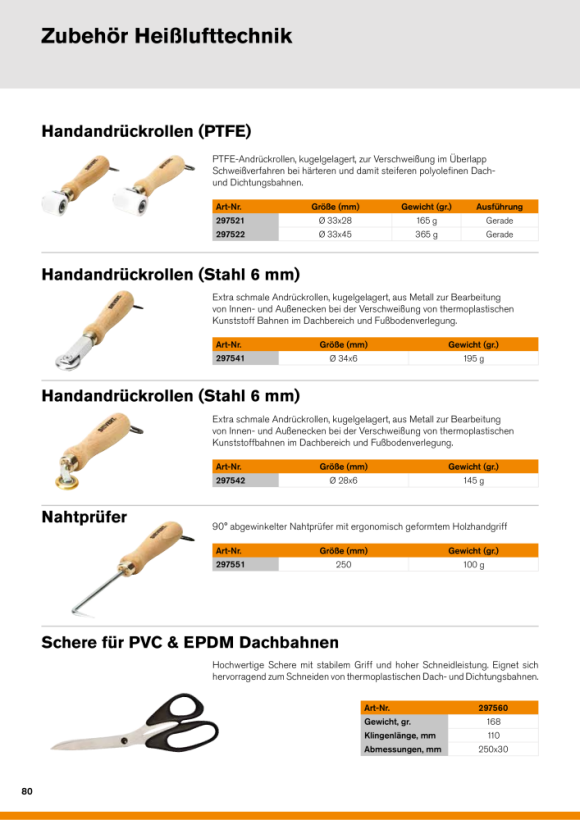 Sievert Heißluft Zubehör Set - Bitumen 293052