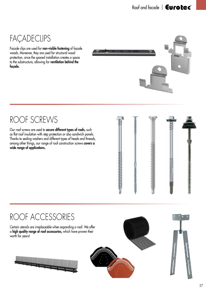 Eurotec Catalogue Competencies NO.: 21330 - Page 27