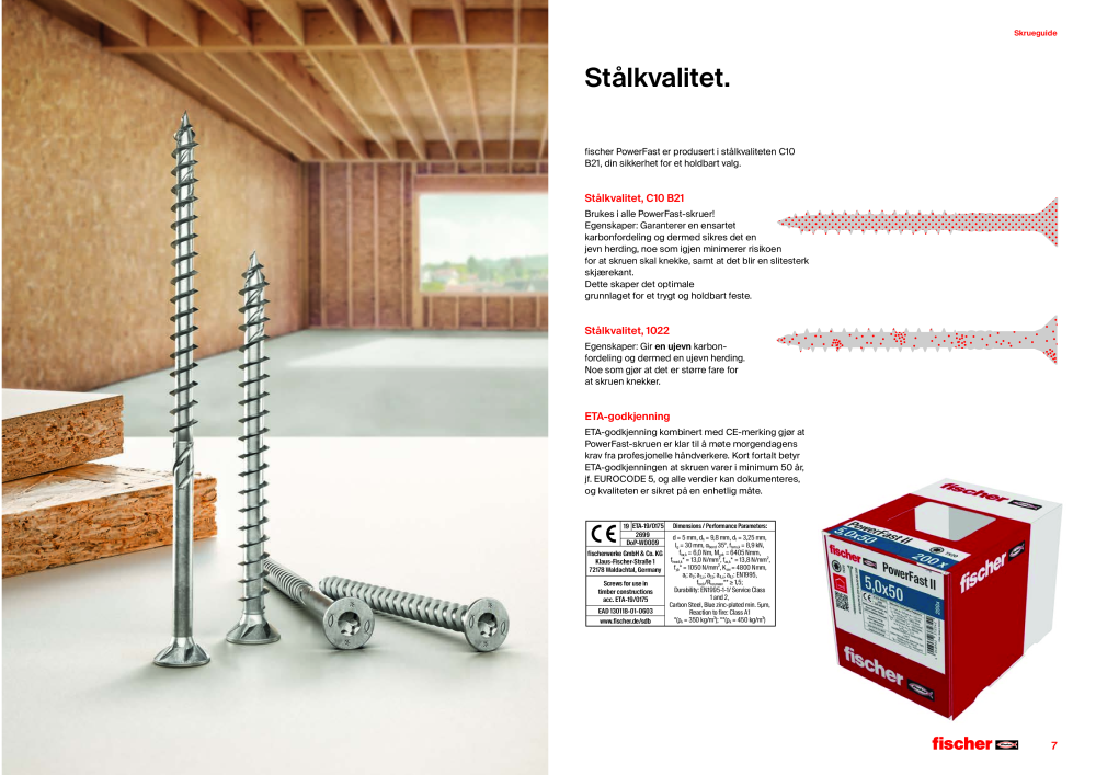 fischer Skruer hovedkatalog Nb. : 21382 - Page 4