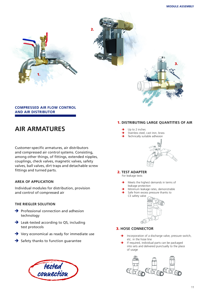 Riegler Brochure: Customer solutions, modules & cylinder service NO.: 21402 - Page 11