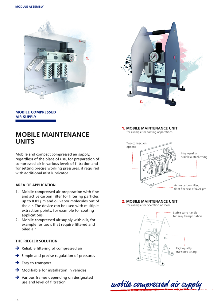 Riegler Brochure: Customer solutions, modules & cylinder service NEJ.: 21402 - Sida 14