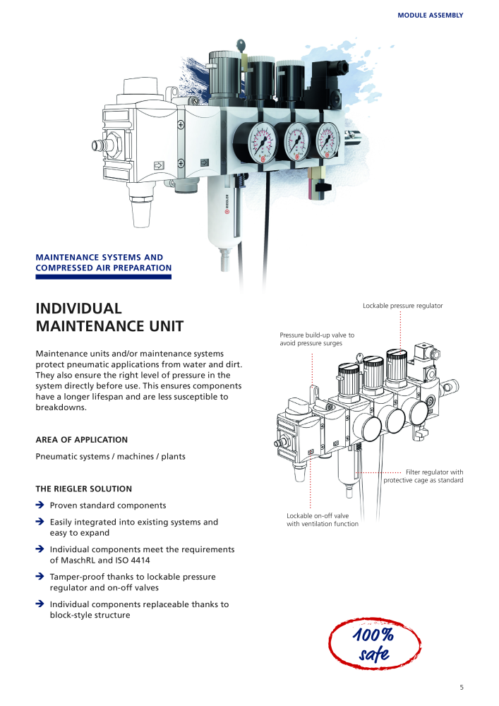 Riegler Brochure: Customer solutions, modules & cylinder service NEJ.: 21402 - Sida 5