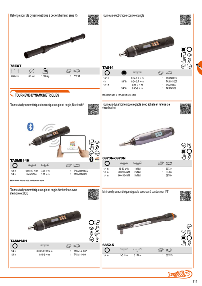 Outils du catalogue général BAHCO NR.: 21403 - Pagina 113